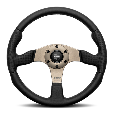 Momo - Race 2.0 Steering Wheels - 3 Spokes Leather - 350mm-R-3 - RZCrewGarage