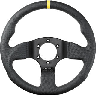Juran - Racing 300D Steering Wheels - 3 Spokes Leather 300mm - FLAT Dish - 363619 - RZCrewGarage