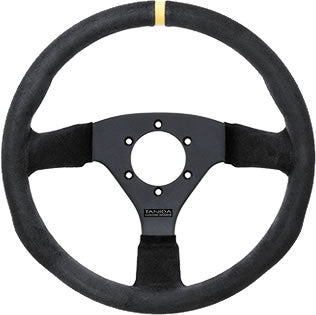 Juran - Racing 320S Steering Wheels - 3 Spokes Suede 320mm - FLAT Dish - 363626 - RZCrewGarage