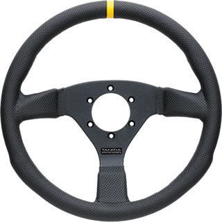 Juran - Racing 320D Steering Wheels - 3 Spokes Leather 320mm - FLAT Dish - 363633 - RZCrewGarage