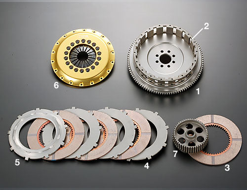 OS Giken - R4B Quadruple Disc Clutch - Nissan - Silvia S14 R4B-S14 - Rzcrewgarage