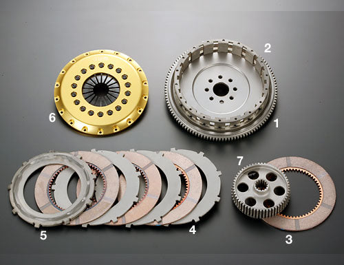OS Giken - R4C Quadruple Disc Clutch - Nissan - Fairlady Z Z32 R4C-Z32 - Rzcrewgarage