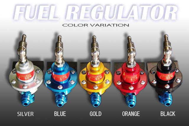 Sard - Adjustable Fuel Pressure Regulator (AN6) - Black -  Universal - 69011BK