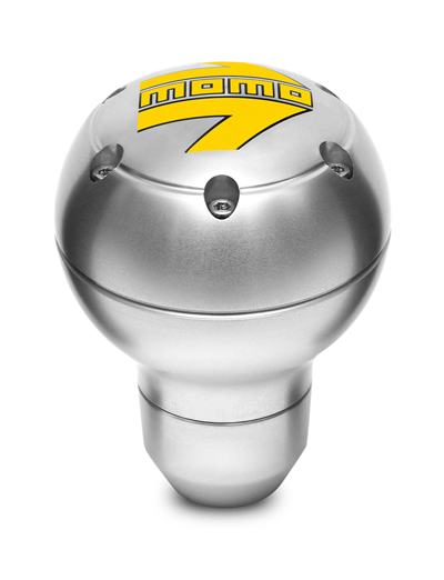 Momo - ROUND METAL SILVER Shift knob-SK115 - Rzcrewgarage