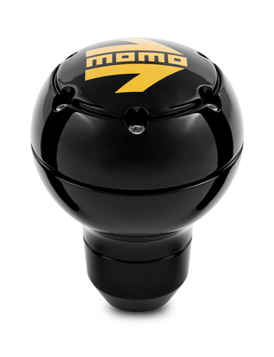 Momo - ROUND METAL BLACK Shift knob-SK116 - Rzcrewgarage