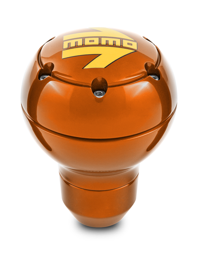 Momo - ROUND METAL ORANGE Shift knob-SK119 - Rzcrewgarage