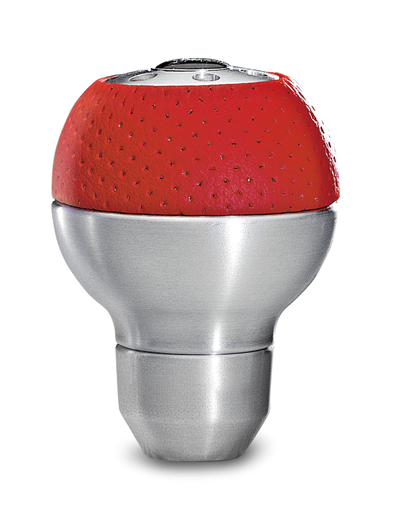 Momo - RACE AIR LEATHER ALUMINIUM RED Shift knob-SK26 - Rzcrewgarage
