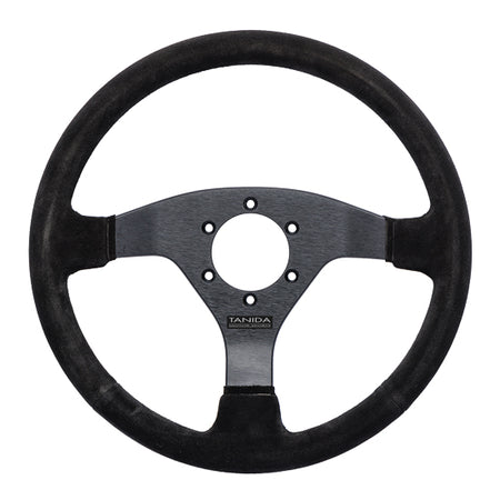 Juran - Speed 320S w/o Centerline Steering Wheels - 3 Spokes Suede 350mm - FLAT Dish - 363923 - RZCrewGarage