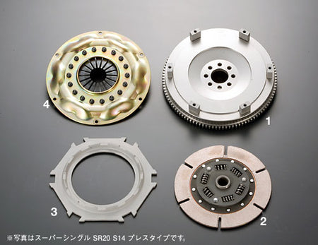 OS Giken - Super Single (Press Cover) Super Single Clutch - Mitsubishi - Lancer Evolution VI CP9A Evo 5/6 SS-S-CP9A Evo 5/6 - Rzcrewgarage