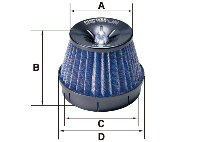 Blitz Replacement Filter - E4 Red - 59201