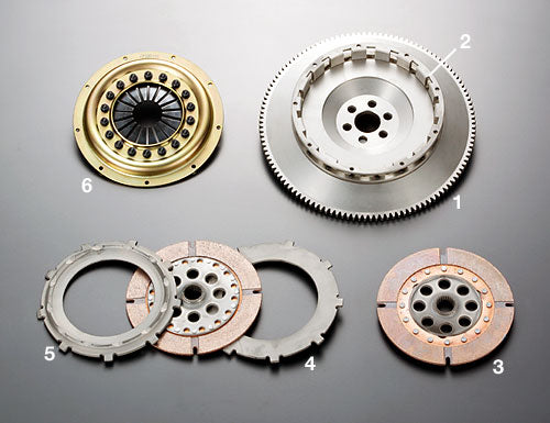 OS Giken - TS2B Twin Disc Clutch - Toyota Supra GA70 - TS2B-GA70 - Rzcrewgarage