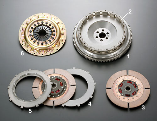 OS Giken - TS2CD Twin Disc Clutch - Toyota - Supra JZA80 TS2CD-JZA80 - Rzcrewgarage