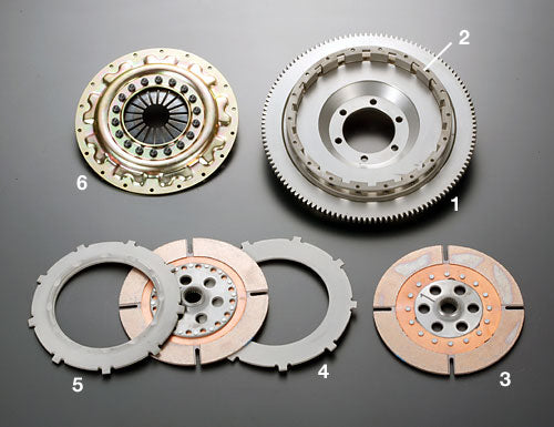 OS Giken - TS2CW Twin Disc Clutch - Mazda - RX-7 FD3S All Type TS2CW-FD3S All Type - Rzcrewgarage