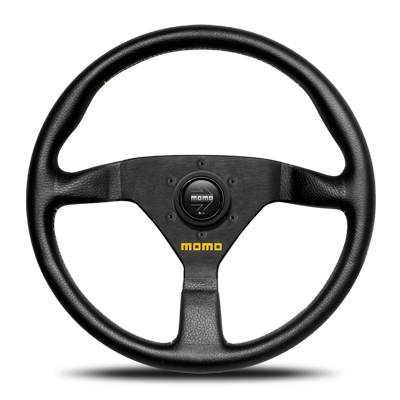 Momo - Veloce Racing Steering Wheels - 3 Spokes Leather - Flat Dish