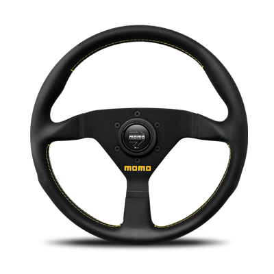 Momo - Veloce Racing Steering Wheels - 3 Spokes Leather - Flat Dish