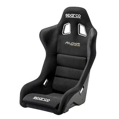 Sparco Alpha Black Fixed Bucket Seat - Frp - Black-008001FNR - Rzcrewgarage