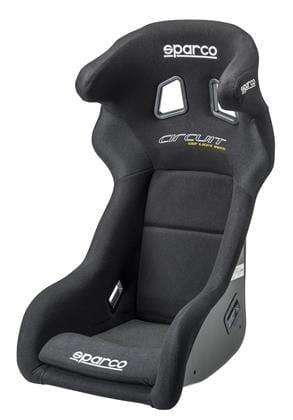 Sparco Circuit Black Fixed Bucket Seat - Frp - Black-008010RNR - Rzcrewgarage