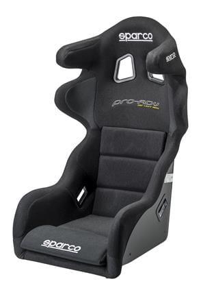 Sparco Pro Adv Black Fixed Bucket Seat - Frp - Black-008093FNR - Rzcrewgarage