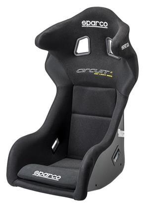 Sparco Circuit II Black Fixed Bucket Seat - Frp - Black-008133FNR - Rzcrewgarage