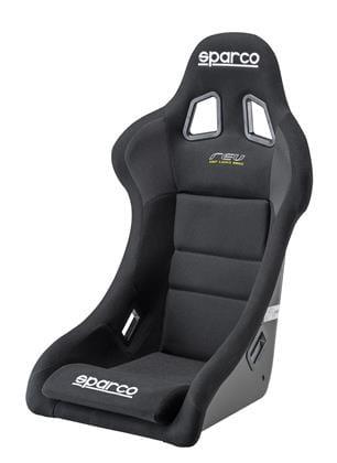 Sparco Rev Black Fixed Bucket Seat - Frp - Black-008143FNR - Rzcrewgarage