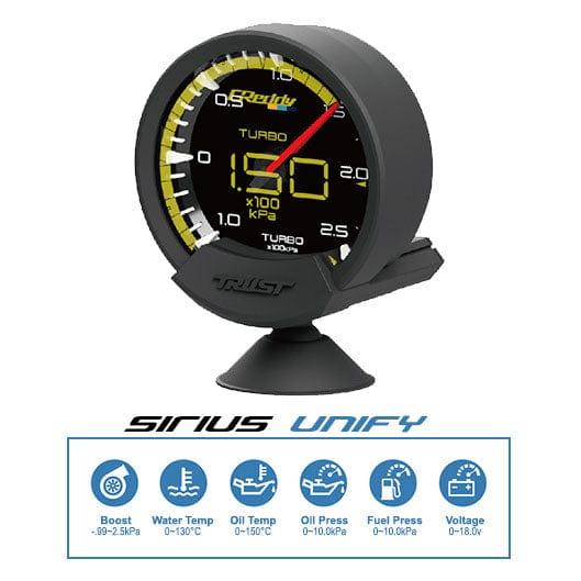Trust Greddy Sirius Unify Water Temperature Gauge - 74mm - 0-130C-16001741 - RZCrewGarage