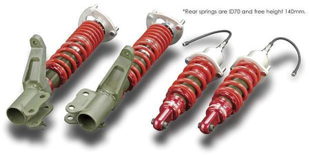 Toda Racing - Fightex Type DA Coilover Kit - Honda Civic Type R EP3 - 51520-EP3-000 - Rzcrewgarage