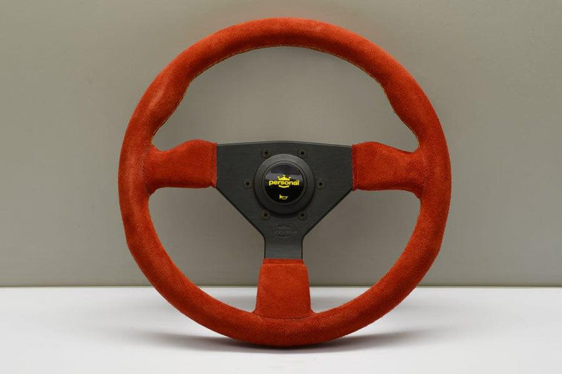 Personal - Grinta Steering Wheels - 3 Spokes Suede-6430.33.2093 - RZCrewGarage