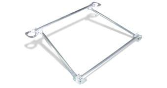 Okuyama Carbing - Rear Tower Bar (Aluminium) - Mitsubishi Lancer Evolution CT9A Evo 7/8/9 - 669 312 0