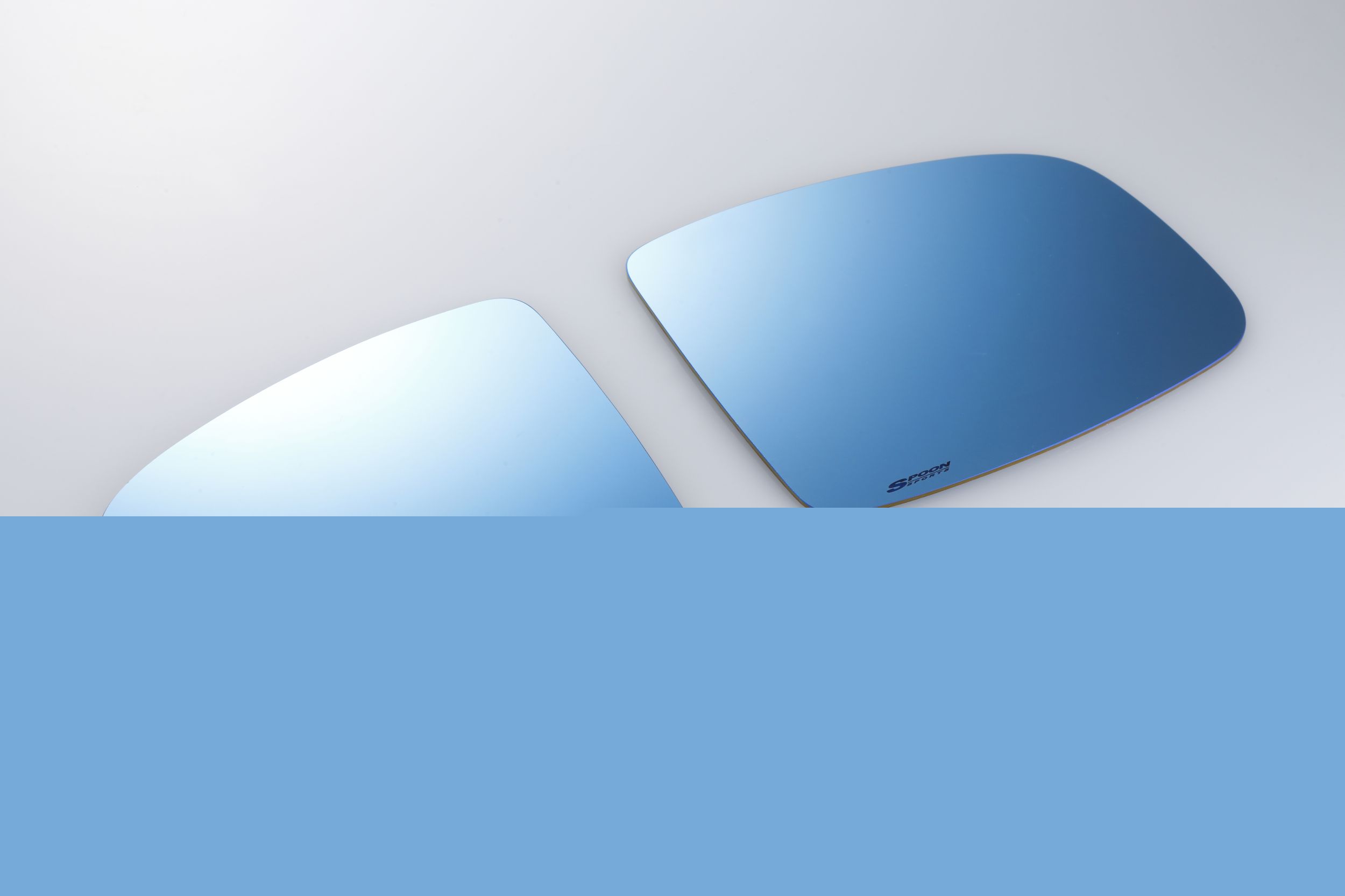 Spoon - Blue Wide Mirror - Honda - Fit-Jazz GK5 - 76203-GK5-030 - Rzcrew Garage