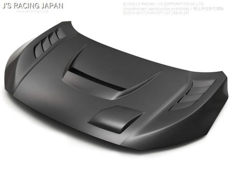 Js Racing - Type V Aero Full Carbon Bonnet - Honda - Civic Type R FK8 - ABV-K8-CC - Rzcrew Garage