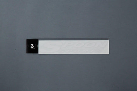 Spoon - Team Sticker ( White) 250mm - Honda - ALL-90000-W21 - ALL-90000-W21 - Rzcrew Garage
