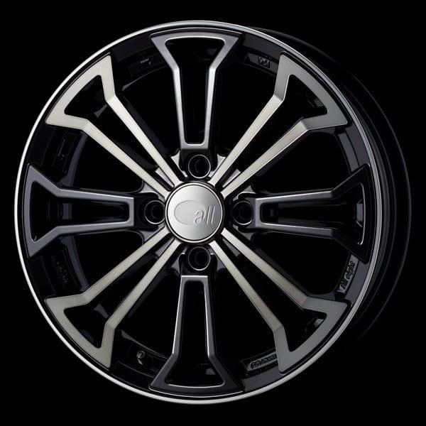 Enkei Japan all eight - 20x8.5J - 5x112 - ET: 33/42 (Black Clear) - JDM-308-1085-4433BK