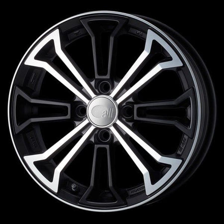Enkei Japan all eight - 18x7.5J - 5x114.3 - ET: 48 (Matte Machined Black) - JDM-308-875-6548MMB