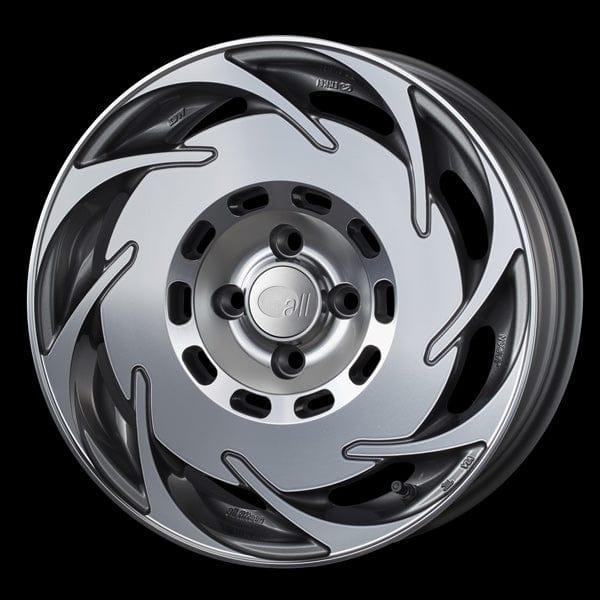 Enkei Japan all fifteen - 16x6.5J - 4x100 - ET: 38 (Machining Gunmetallic) - JDM-315-665-4938MCG