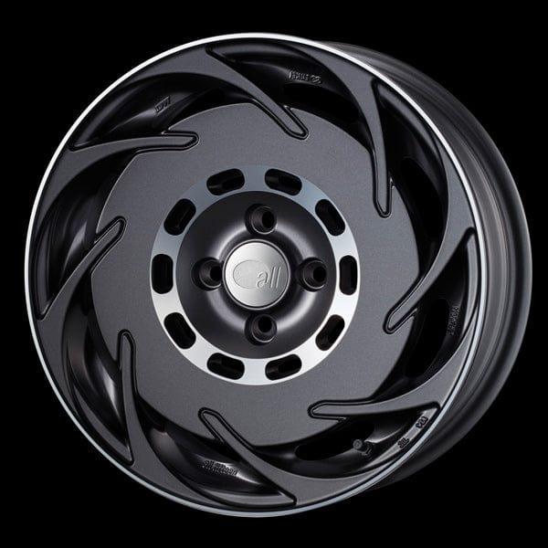 Enkei Japan all fifteen - 16x6.5J - 4x100 - ET: 38 (Matte Gunmetalic) - JDM-315-665-4938MG