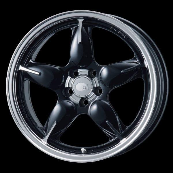 Enkei Japan all five - 17x7.5J - 5x114.3 - ET: 45 (Machining Black) - JDM-305-775-6545MCBK