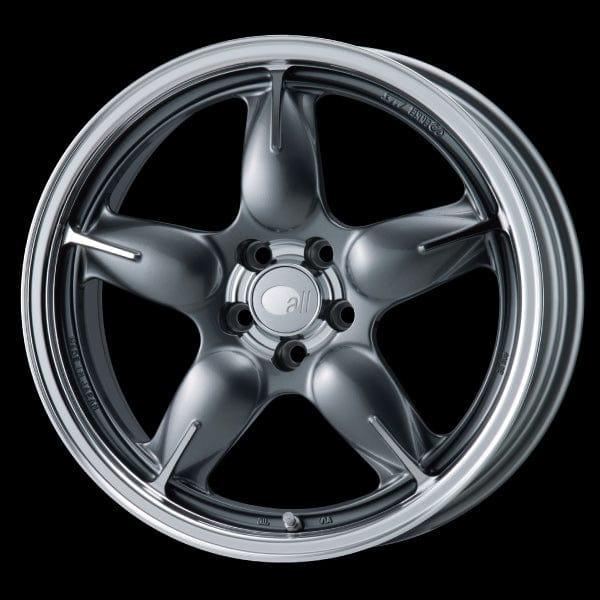 Enkei Japan all five - 17x7.5J - 5x100 - ET: 35/45 (Machining Gunmetallic) - JDM-305-775-8035MCG