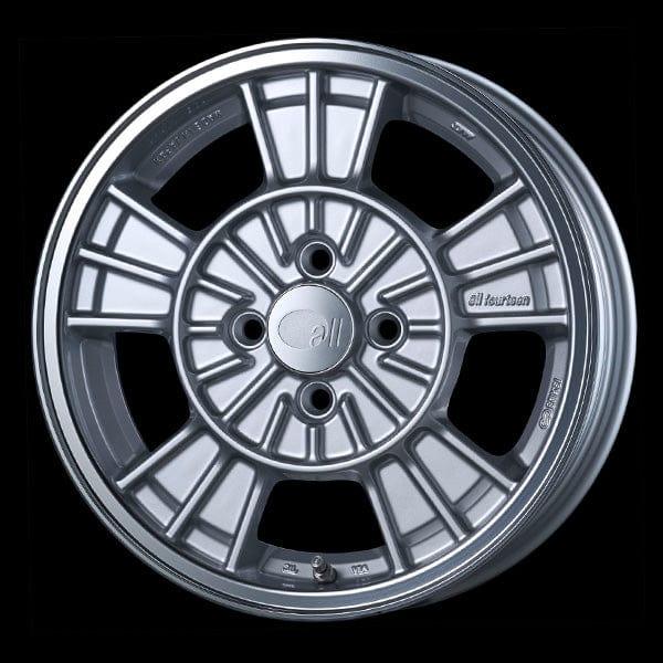 Enkei Japan all fourteen - 16x6.5J - 4x100 - ET: 38/45 (Machining Silver) - JDM-314-665-4938MCS