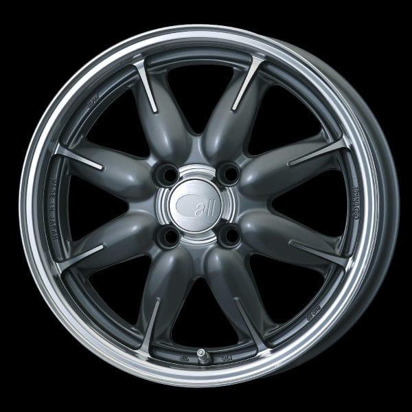 Enkei Japan all one - 15x6J - 4x100 - ET: 45 (Machining Gunmetallic) - JDM-301-560-4945MCG