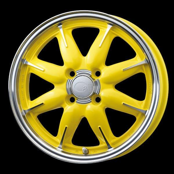 Enkei Japan all one - 14x5J - 4x100 - ET: 45 (Machining Lemon Yellow) - JDM-301-450-4945MCLY