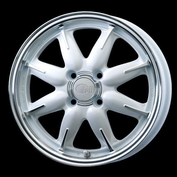 Enkei Japan all one - 15x6J - 4x100 - ET: 45 (Machining Pearl White) - JDM-301-560-4945MCPW