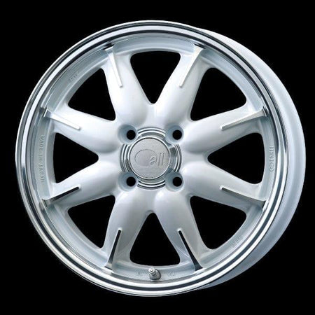 Enkei Japan all one - 14x5J - 4x100 - ET: 45 (Machining Pearl White) - JDM-301-450-4945MCPW