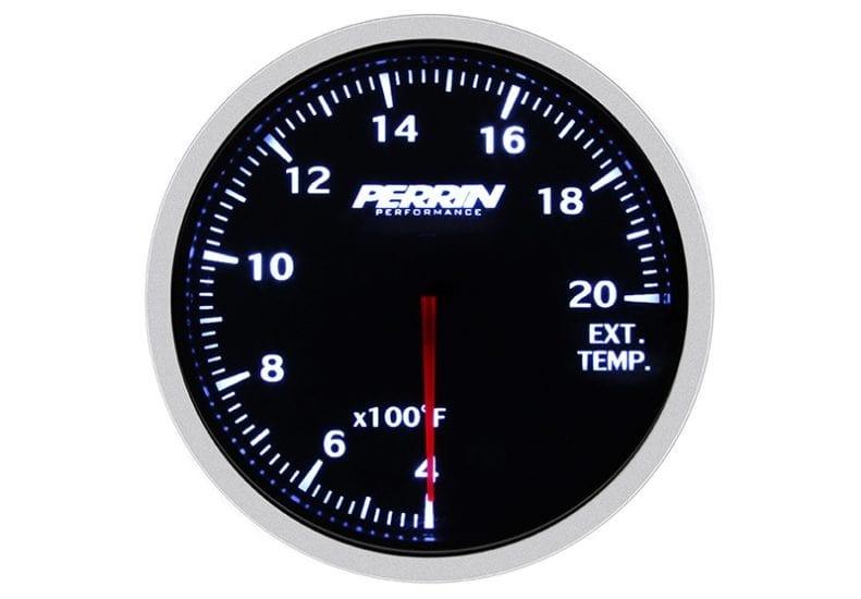 Perrin White,Red EGT Gauge - 60mm - 400-2000F-ASM-GAU-005 - RZCrewGarage