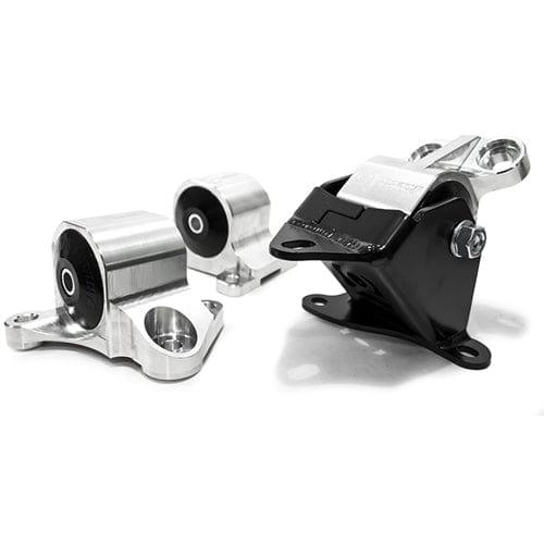 Aluminum Black Anodised (2 Bolts) Engine Mount Kit ( 60A Red) - EK(All) - B10050-60A-BA