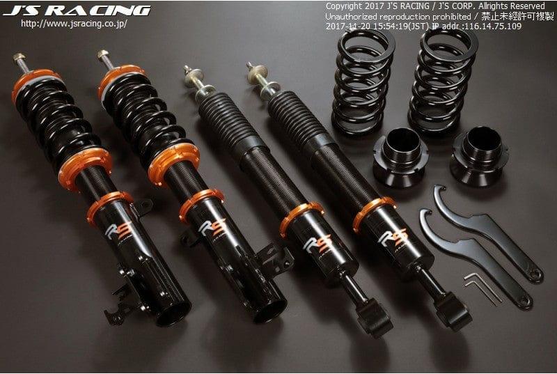Js Racing - Black Series Damper RS Coilover Kit - Honda Fit-Jazz Hybrid GP5 - RZCrewGarage