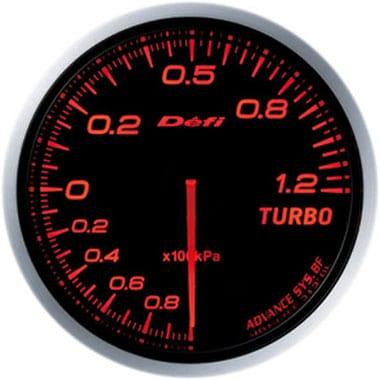Defi Amber Advance BF Boost Gauge - 60mm - 1.2 Bar-DF10002 - RZCrewGarage