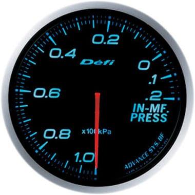 Defi Blue Advance BF Vacuum Gauge - 60mm - 20kPa-DF10103 - RZCrewGarage