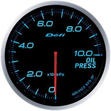 Defi Blue Advance BF Oil Pressure Gauge - 60mm - 10 Bar-DF10203 - RZCrewGarage