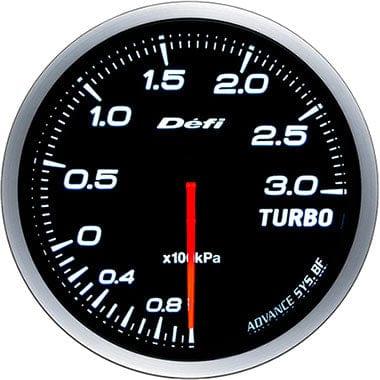 Defi White Advance BF Boost Gauge - 60mm - 3 Bar-DF14701 - RZCrewGarage
