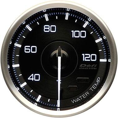 Defi White,Blue Advance A1 Water Temperature Gauge - 60mm - 20-120C-DF15301 - RZCrewGarage